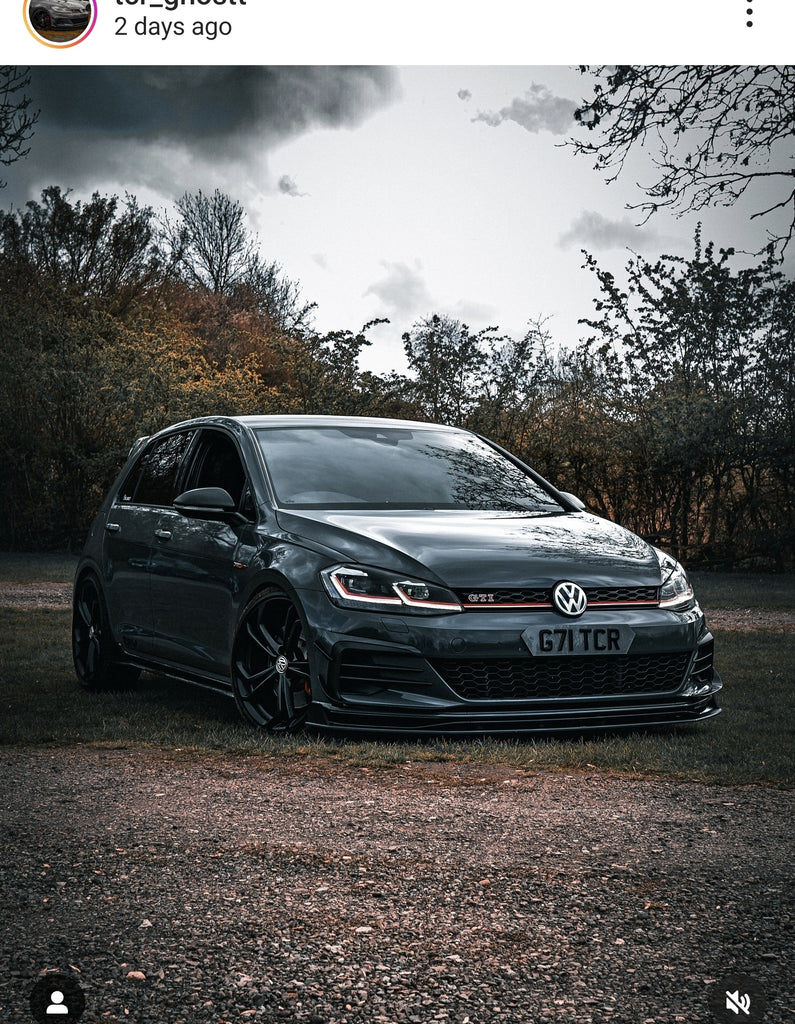 VW Golf GTI TCR with some hex 3d gel plates