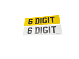 3D Carbon Gel Number Plate