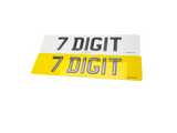 3D Carbon Gel Number Plate