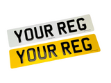 3D Glow in the Dark Gel Number Plate