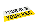 3D Glow in the Dark Gel Number Plate
