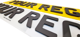 4D Matt Black Laser Cut Number Plate