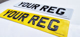 3D Forged Carbon Gel Number Plates