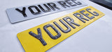 3D Forged Carbon Gel Number Plates