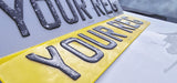 3D Forged Carbon Gel Number Plates