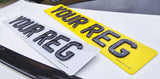 Forged Carbon 4D Gel Number Plates