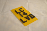 4D Bike Number Plate-PL8 LAB