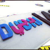 BESPOKE 4D Black Number Plate-PL8 LAB
