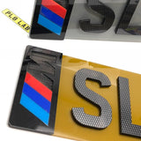 4D Badge Black Laser Cut Number Plate-PL8 LAB