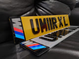 4D Badge Black Laser Cut Number Plate-PL8 LAB