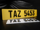 4D German Laser Cut Number Plate-PL8 LAB