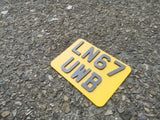4D Bike Number Plate-PL8 LAB
