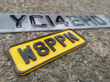 4D Bike Number Plate-PL8 LAB