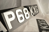 4D Classic Laser Cut Number Plates