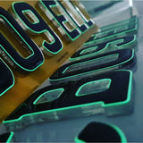 4D Glow in the Dark Gel Number Plate
