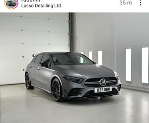 Mercedes AMG A35 with some legal 3D gel plates