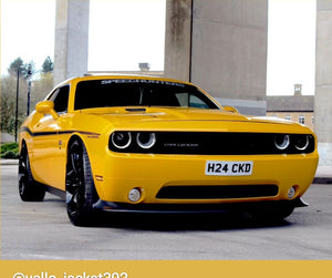 Dodge Challenger Yellow Jacket with some short 3D gel plates
