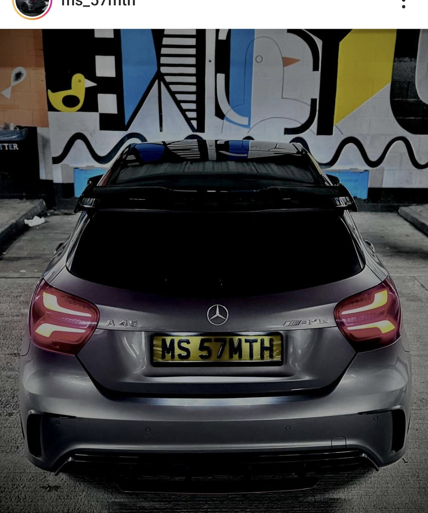 Mercedes AMG A45 with some tinted 3D gel plates