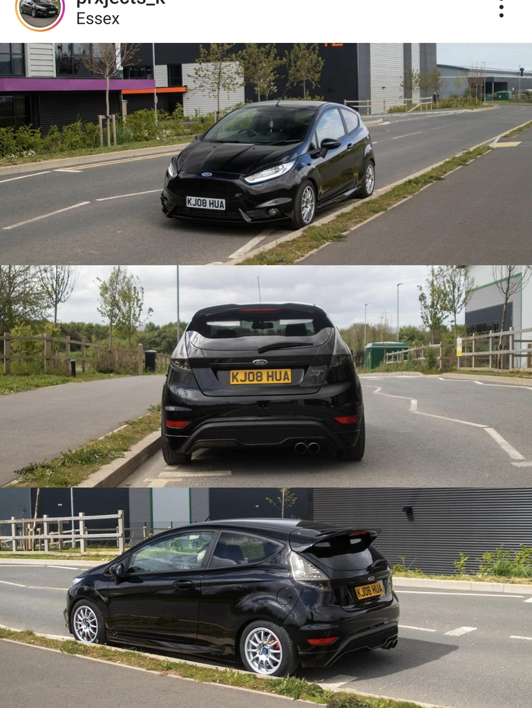 Ford Fiesta ST with some short 4D gel plates