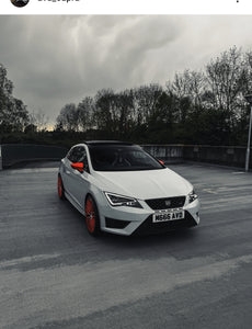 Seat Cupra with some 4D plates