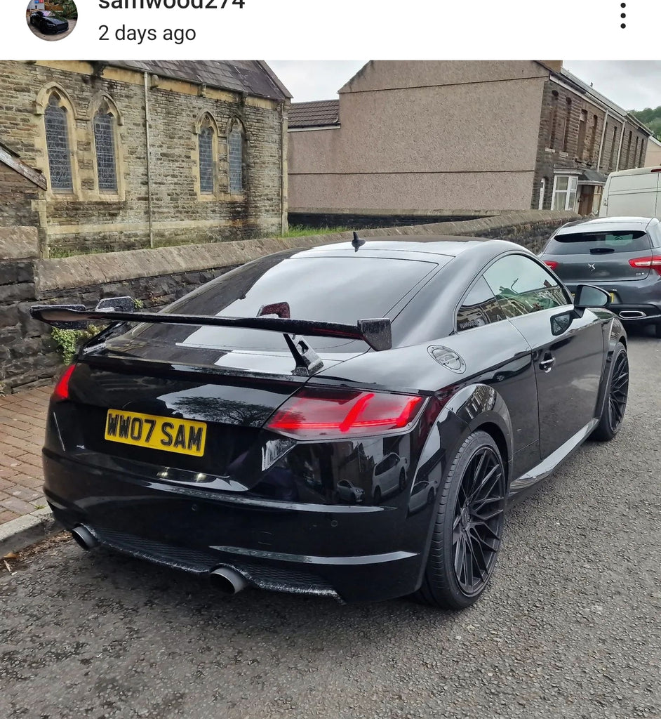 Audi TT 8S with some short 4D plates