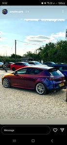 Purple Seat Cupra with some 4D gel plates