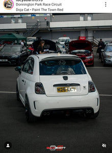 Fiat Abarth 595 with some 3D gel plates