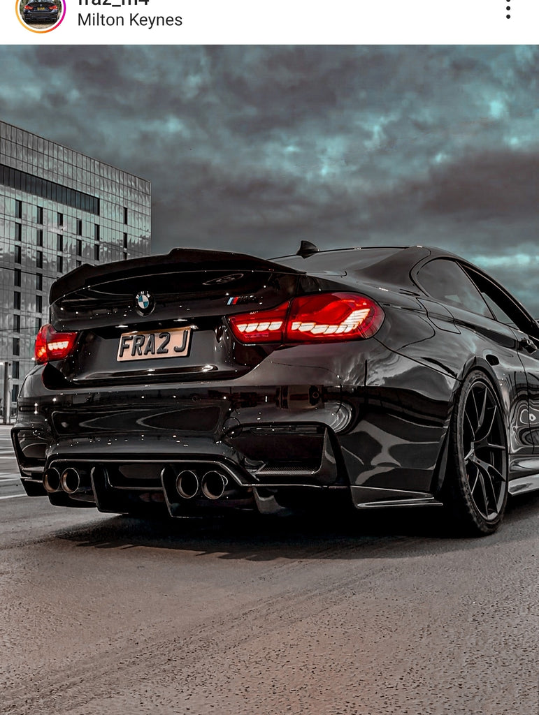 BMW M4 with some short 4D gel plates