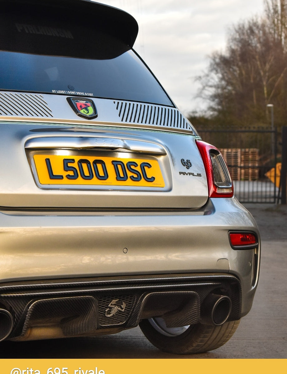 Fiat Abarth 695 Rivale with some Ghost Outline 4D plates – PL8 LAB