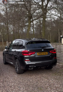 BMW X3 M40i with some tinted 3D gel plates