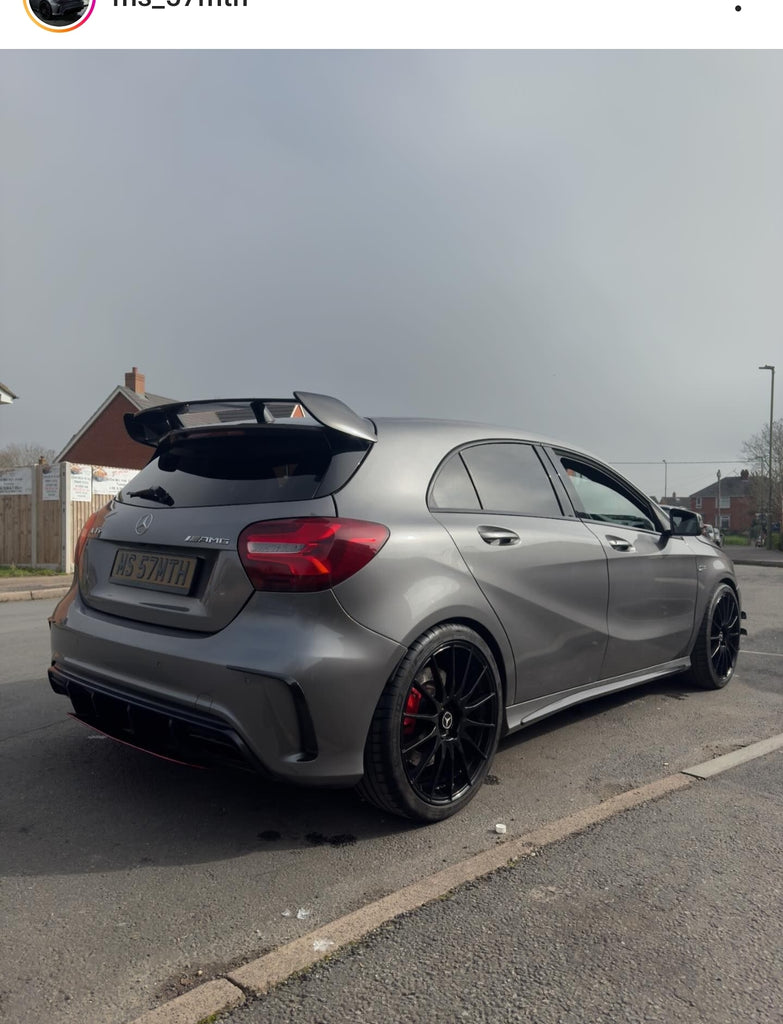 Mercedes AMG A45 with some tinted 3D gel plates