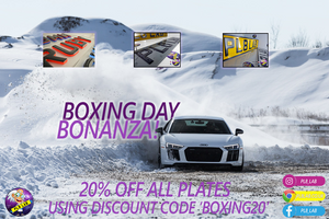 BOXING DAY SALE 20% OFF ALL 3D AND 4D PLATES