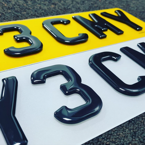 Perfect letter alignment on our 3D & 4D plates
