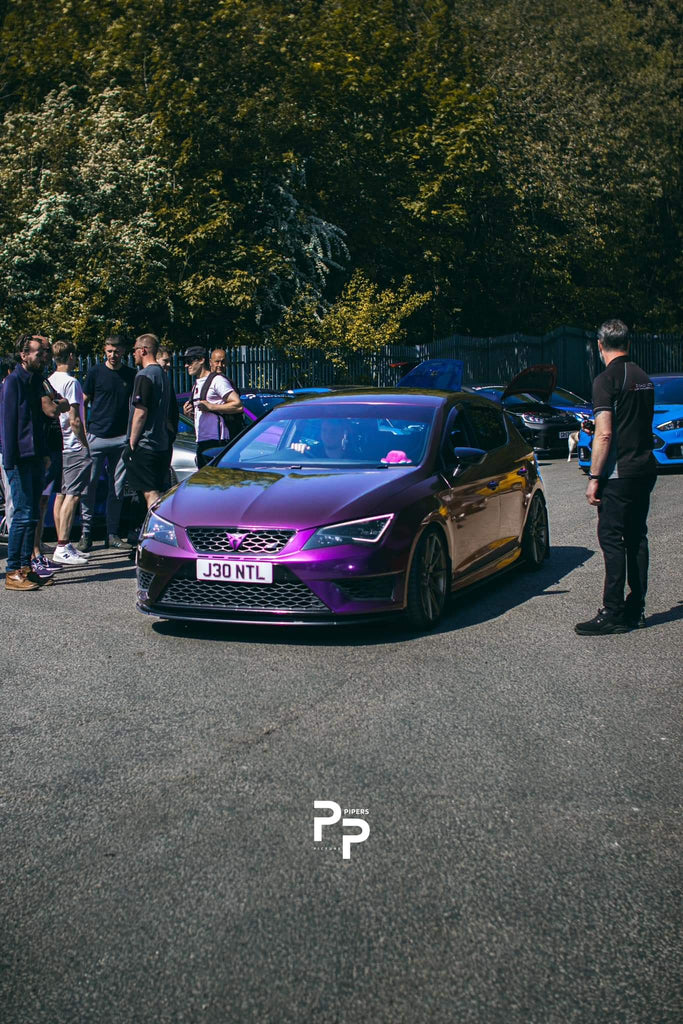 Purple Seat Cupra with some 4D gel plates