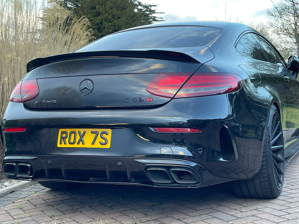 Mercedes AMG C63s with some short legal 3D gel plates