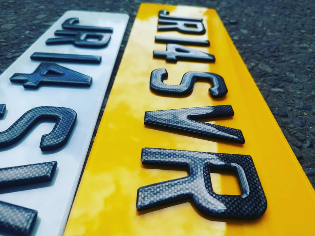 4D Carbon Gel plates for a Range Rover SVR
