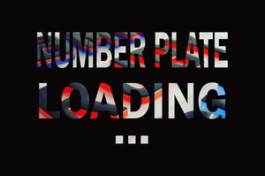 Number plate loading...