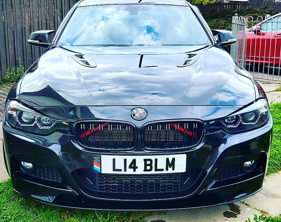 BMW F80 with a set of 4D Plates
