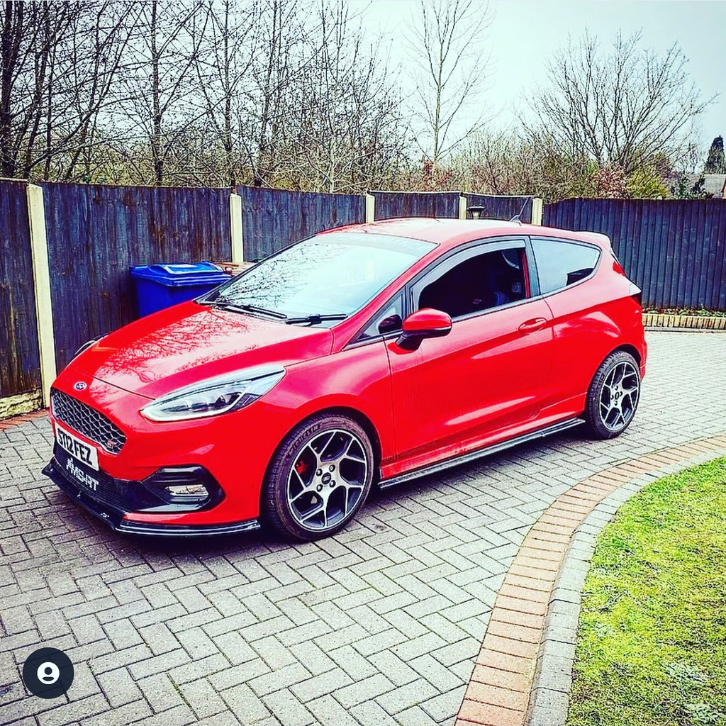 Fiesta ST with 4D plates