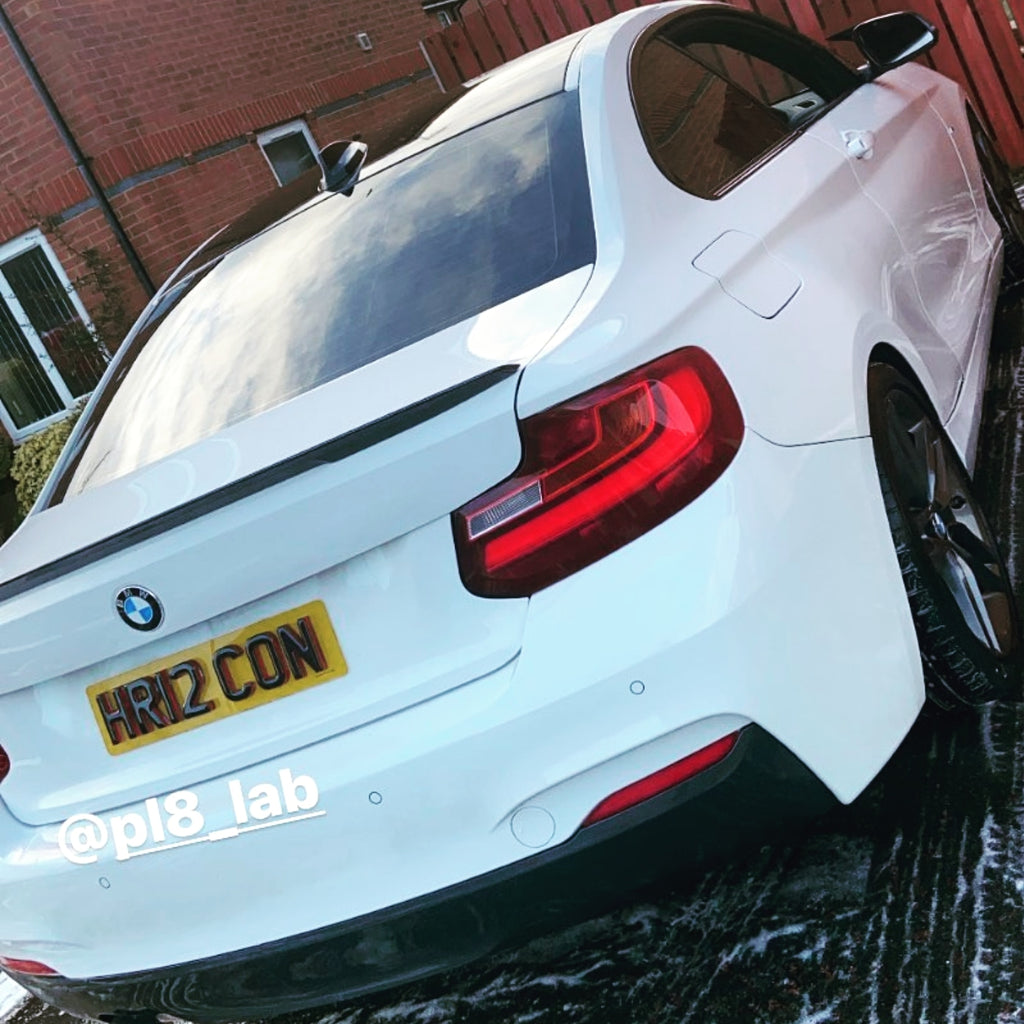 M-Sport Neon 4D plates for this BMW