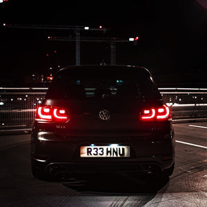 VW Golf GTI with 4D plates