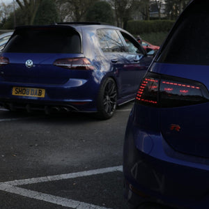 Double trouble! - Twin VW Golf Rs with 4D plates