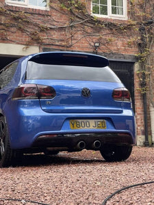 MK6 VW Golf R with some tinted 3D gel plates