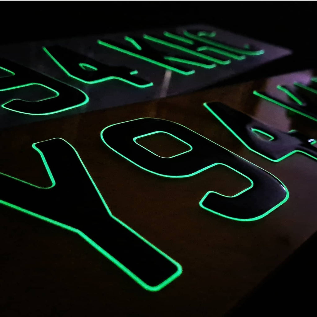 3D Glow in the Dark gel plates - BSAU145E Certified