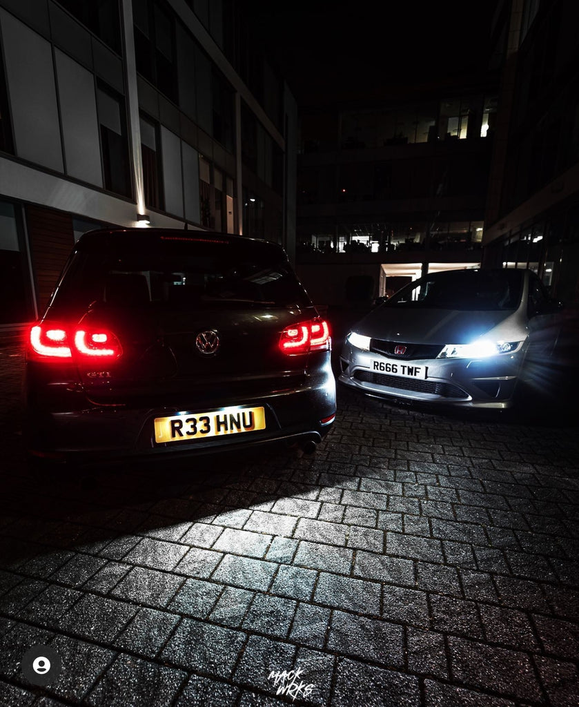 VW Golf GTI MK6 with some 4D plates