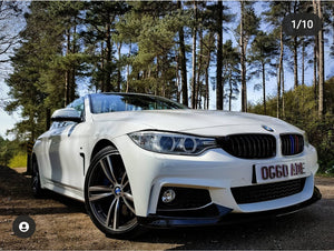 BMW 4 Series looking stunning with a neon 4D plate