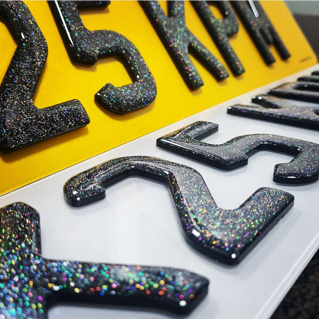 Glitter 4D plates look amazing