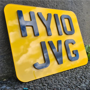 4D bike plates come in various sizes