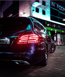 Mercedes E-Class with some 4D plates
