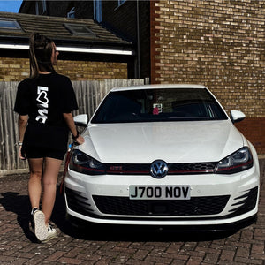 VW Golf GTI with some short road legal 4D plates